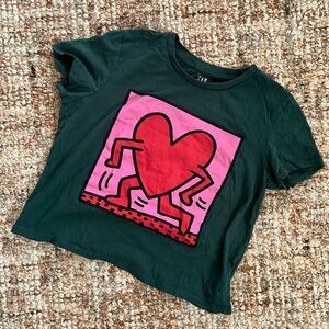 GAP Keith Haring Shrunken T - M